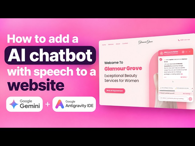 How To Add A Voice AI Chatbot To Your Website Using Google Gemini