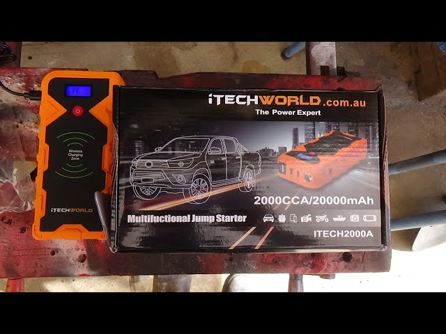 ITECH WORLD Multifunctional Jump Starter 2000CCA/20000 mAh
