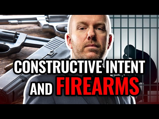 Constructive Possession + Intent: Parts are Guns
