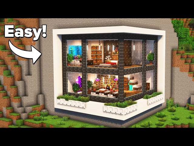 Minecraft: How to build a Mountain House | Tutorial🏠