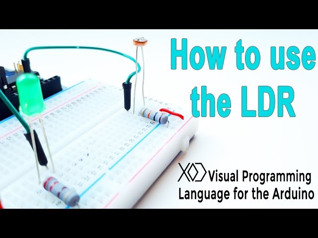 05# Arduino Visual Programming | How to use the LDR (photoresistor) | XOD