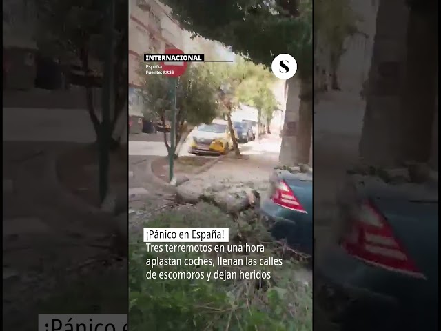 #International 🔴Panic in Spain