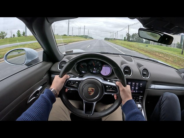 2018 Porsche 718 Boxster Roadster - POV Test Drive
