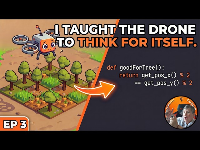 🚜 I Taught an AI to Farm — Episode 3: The Drone Can Think for Itself