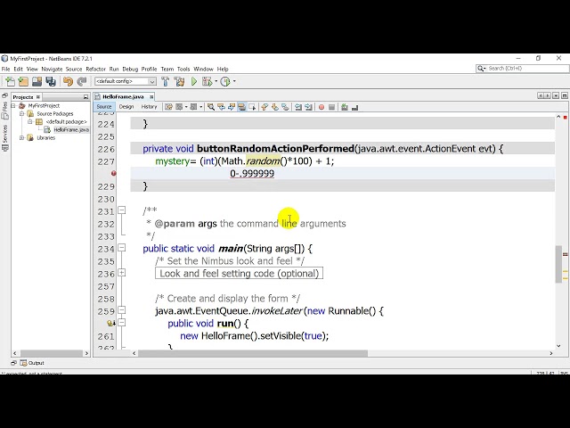 Java Beginner 09 Random Numbers with Math random