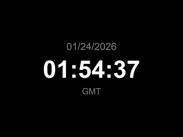 🔴 LIVE | Clock - GMT (Current time)