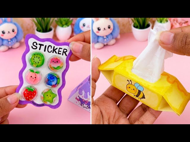 10 Easy craft ideas / miniature craft / Paper craft/ how to make /DIY school project/ Helena's Craft