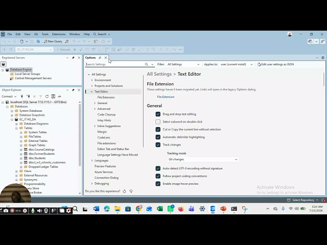 SQL Server Management Studio SSMS Primer