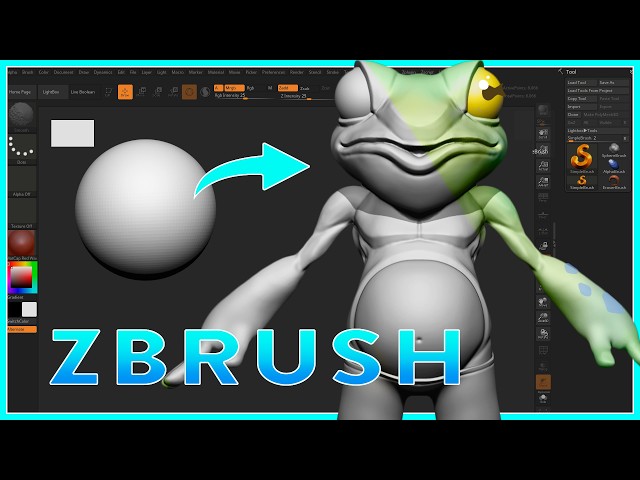 Master ZBRUSH from BEGINNER to PROFESSIONAL 🔥 | COMPLETE Course with an expert teacher Part 1.