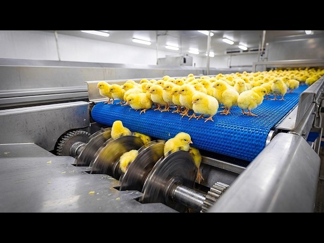 Inside a Massive Chicken Processing Plant | How Eggs Become Broilers (Full Process)