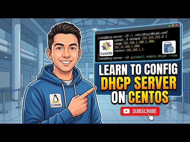 Nov Sokpanha TNE GEN 11 DHCP server inside CentOs | Clear Explaination