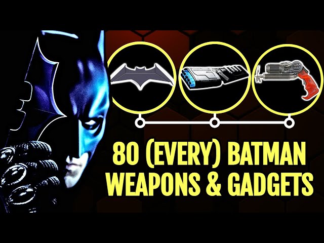 80 (Every) Weapons And Gadgets That Batman Has Used Till Date - Explored