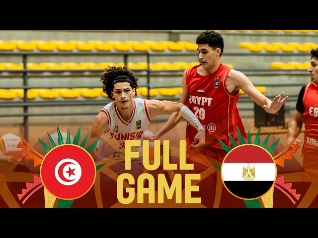 Classification 5-6 Game | Tunisia v Egypt | Full Basketball Game | FIBA U18 AfroBasket 2026