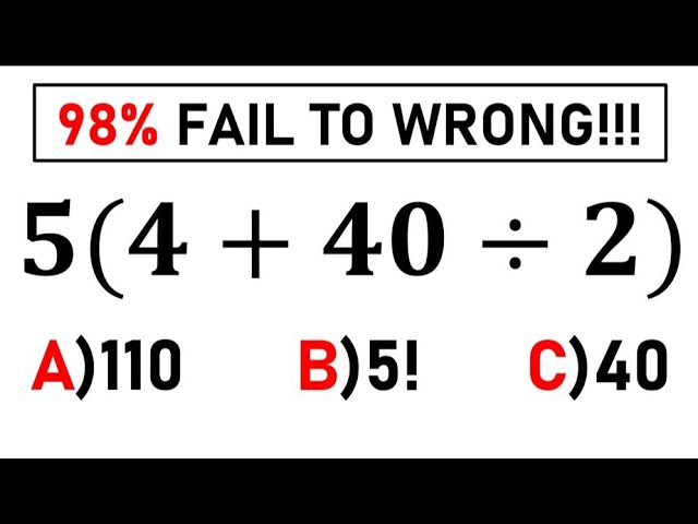 Can You Solve What Most People Can't?