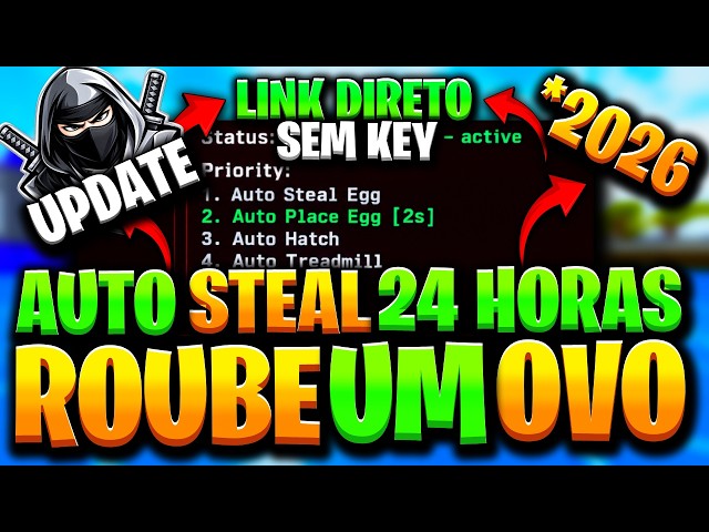 😱 BEST SCRIPT FOR STEAL AN EGG! AUTO FARM STEAL EGGS AUTOMATICALLY (2026) ROBLOX