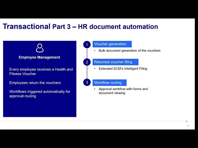Streamline HR operations with Extended ECM’s powerful document generation and filing tools