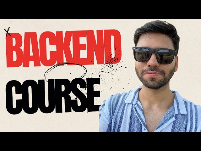 OOPS in Backend Development Explained | Backend Development Course
