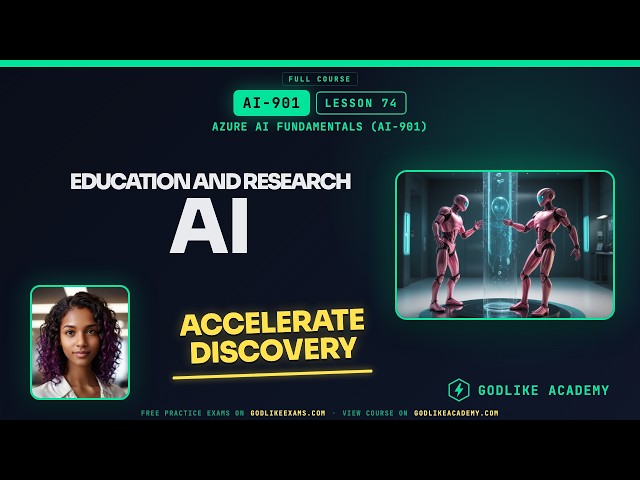 AI-901 Azure AI Fundamentals · Lesson 74: Education and Research AI Solutions