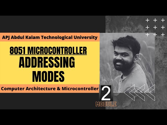 8051 Addressing Modes |  ECT206 | Computer Architecture and Microcontroller | KTU