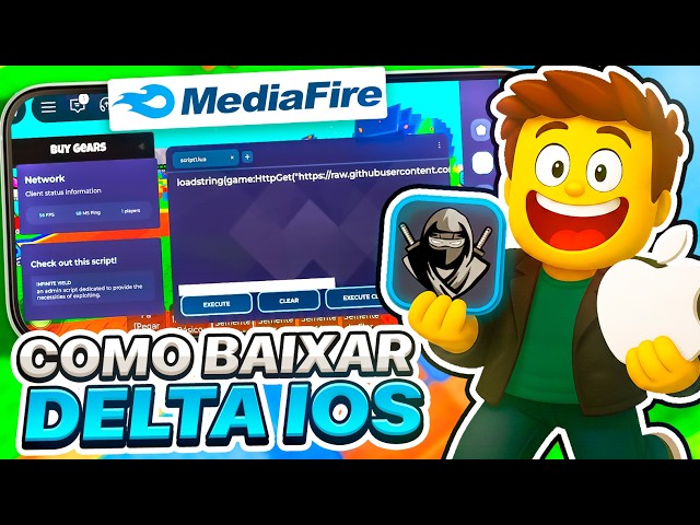 COMO BAIXA EXECUTOR DELTA PARA iOS ANTI BAN e USAR SCRIPT NO ROBLOX SEM KEY✅