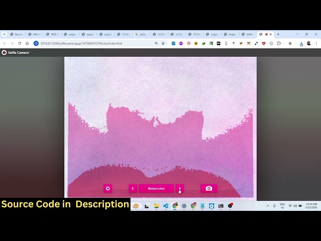 Build a Canva Clone Selfie Camera Image Editor in Browser Using HTML CSS & Javascript