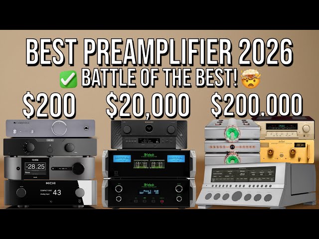 Best Preamplifier 2026 – Budget to Ultimate Endgame Amplifiers for Audiophiles | Audio | Hi-Fi