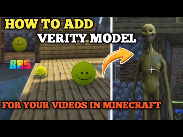 How to add VERITY MODELS in Minecraft | BLOCKBUSTER STUDIOS | how to make horror minecraft videos