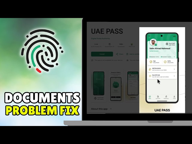 How To Fix UAE PASS Not Showing Documents (2026) - UAE PASS Documents N/A Problem Fix