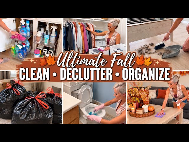ULTIMATE FALL HOME RESET 2026 🍂 | DEEP CLEAN, DECLUTTER & ORGANIZE WITH ME