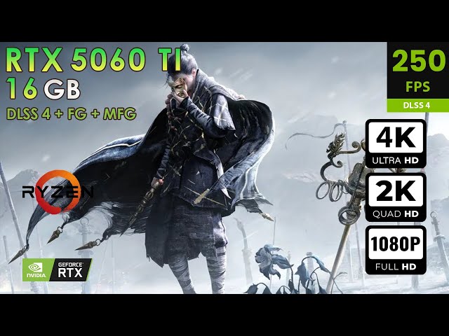 Where Winds Meet | Max Settings | DLSS4 + FG + MFG | RTX 5060 Ti 16GB | 4K,1440p,1080p