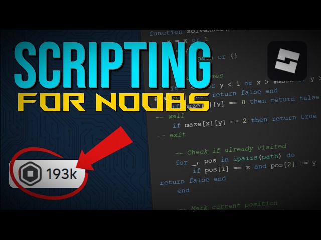 The EASIEST Beginner Guide to Roblox Scripting - Lua in Hindi