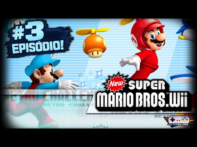 Mundos 5 e 6! | New Super Mario Bros. Wii | Ep.03