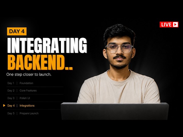 DAY 4: Integrating Frontend & Backend LIVE | Building a Synthetic Data Platform #coding #live