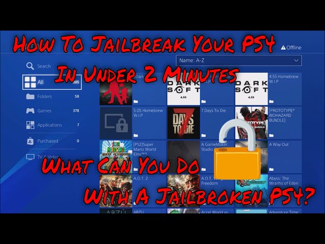 How To Jailbreak Your PS4 In Under 2 Minutes In 2020 | What Can You Do With A Jailbroken PS4 In 2025
