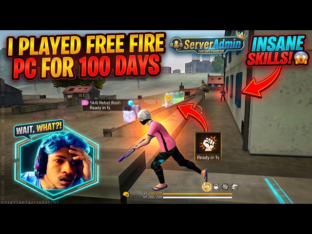 I Played Free Fire PC for 100 Days (SETTINGS + OPTIMIZATION)