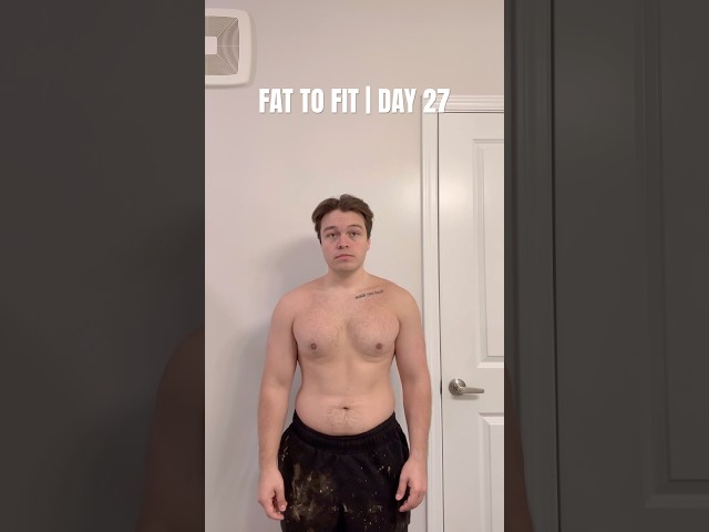 FAT TO FIT | DAY 27 #fattofit #progressvideo #beforeandafter