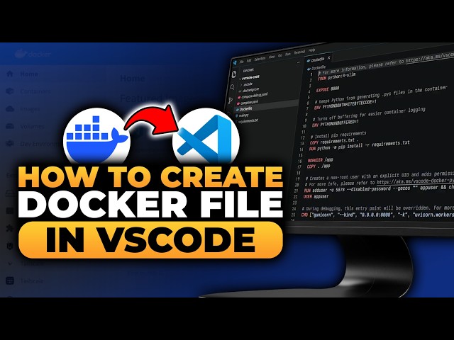 How To Create a Dockerfile in VSCode (𝟮𝟬𝟮𝟲) | 100% WORKS | NO Yapping, To The Point! | FAST & EASY