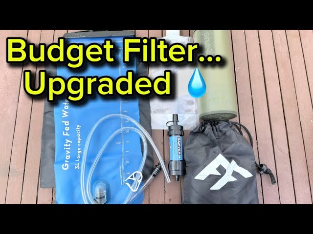 Fixing a Cheap Temu Water Filter – DIY Budget Upgrade with Sawyer Filter 💧