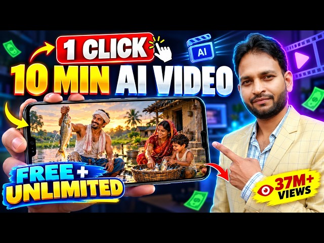 How to Make Long AI Videos (10 Min) Using Just 1 Prompt | How to Make AI Videos | AI Automation 2026