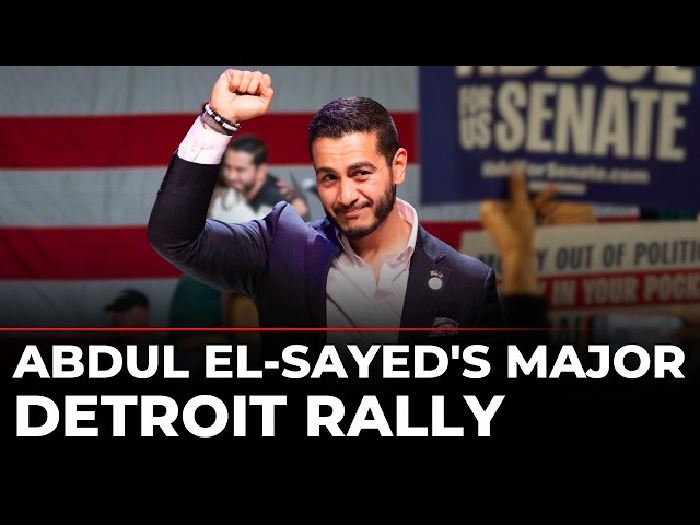 LIVE: Abdul El-Sayed's Major Detroit Rally | Michigan  | Midterms