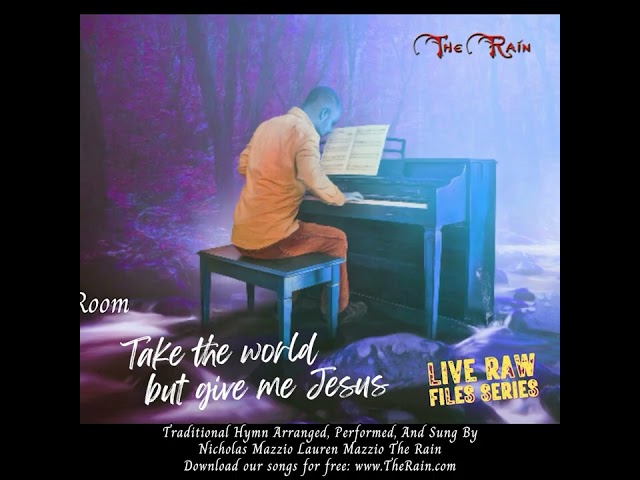 Q4 T14CD38 Take the world but give me Jesus live sketch Nicholas Mazzio Lauren Mazzio The Rain_1
