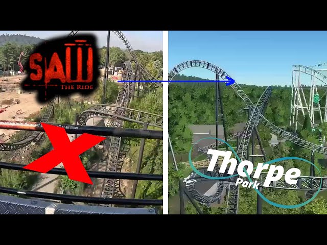 What if SAW: The Ride DIDN'T go UPSIDE DOWN?!