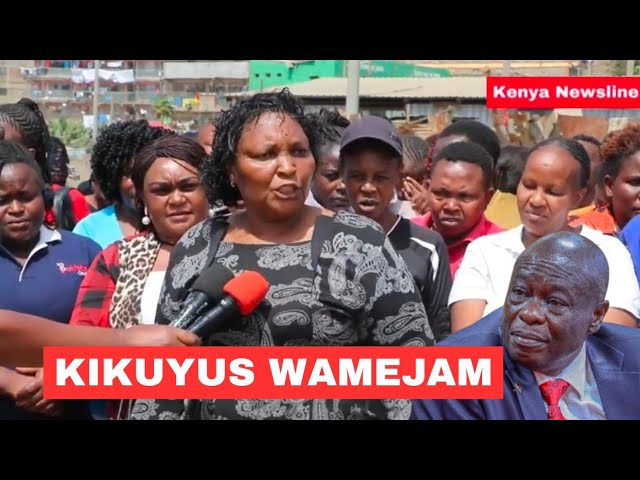 DRAMA IN MT. KENYA AS WOMEN COME OUT, REVOLT AGAINST GACHAGUA'S CALL TO DISMANTLE POLITICAL PARTI...