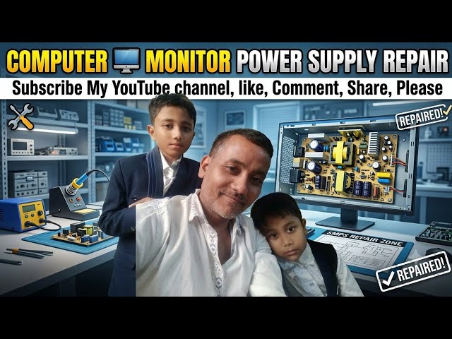 Computer Monitor Power Supply Repair 