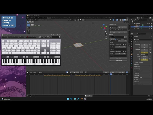 SimpleMIDI - MIDI Controller Addon for Blender