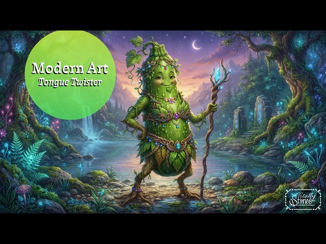 Modern Art 👙🥒 Alliteration Adventure 2034 - #assonance #AbsurdHumor