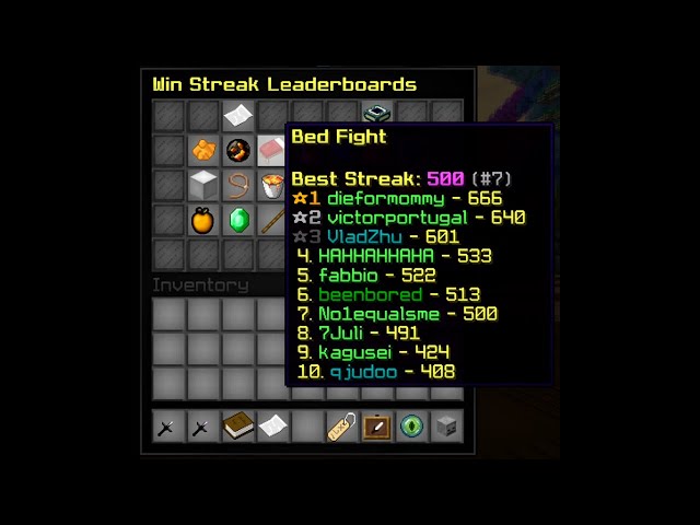 The GOD of Block Placements (500 winstreak)