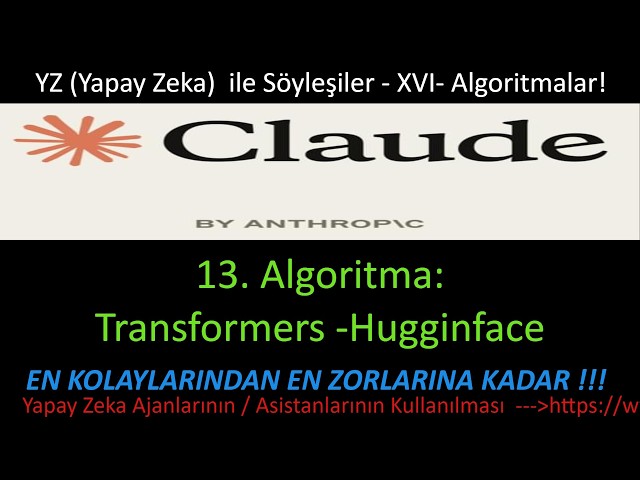 YZ ile Söyleşiler- XVI - DS Algoritmaları