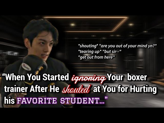 [3/3] when you started ignoring your boxer trainer after he....#jkff #jungkookff #btsff 