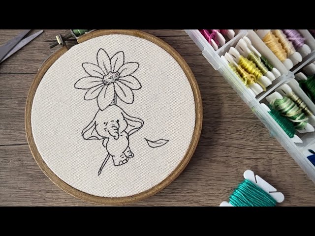 5 minutes embroidery tutorial || Embroidery for Beginners - Let’s Explore 